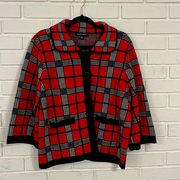 Tartan Plaid Blazer , Classic Scottish Style & Fall/Winter Essential #408 - Picture 2 of 5